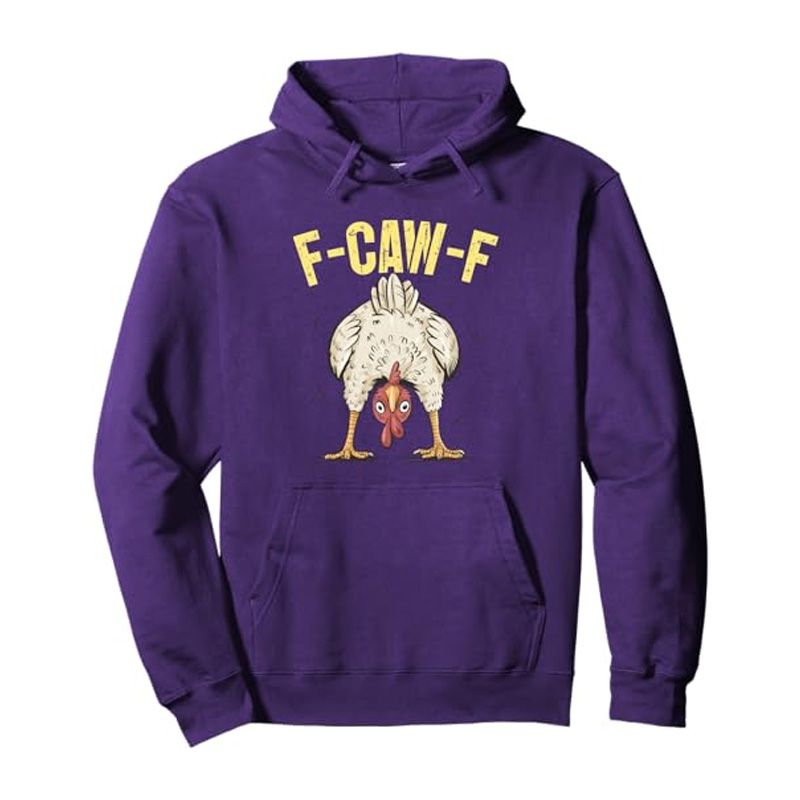 Cotton rooster print sweatshirt