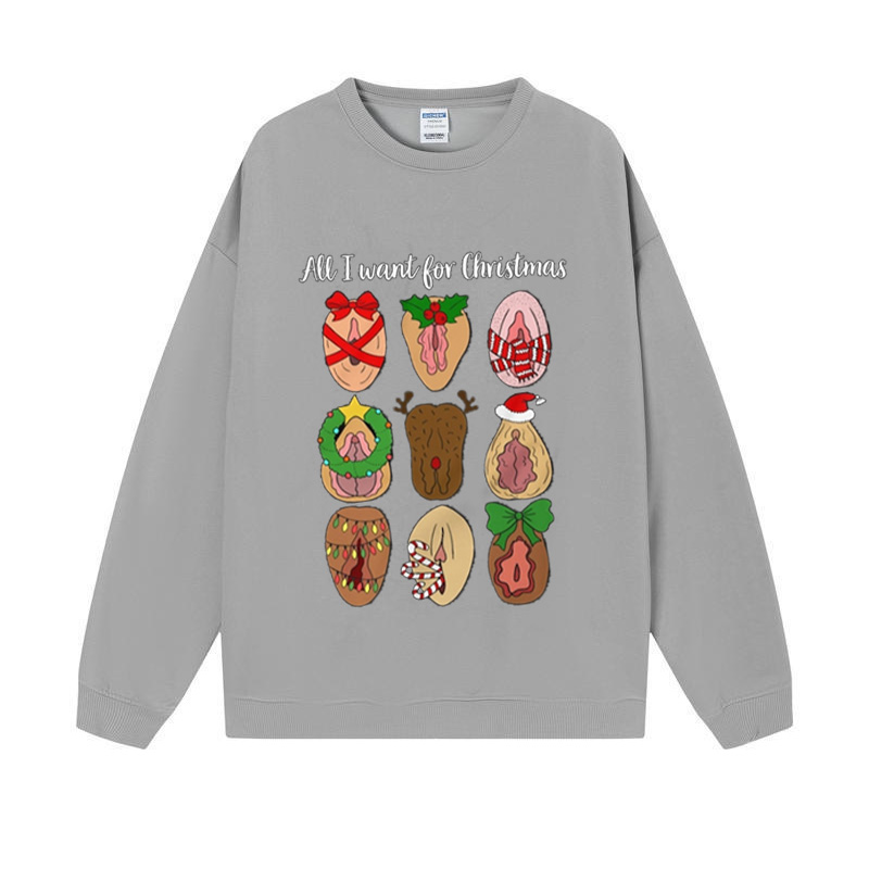 Interesting graffiti crew neck sweatshirt