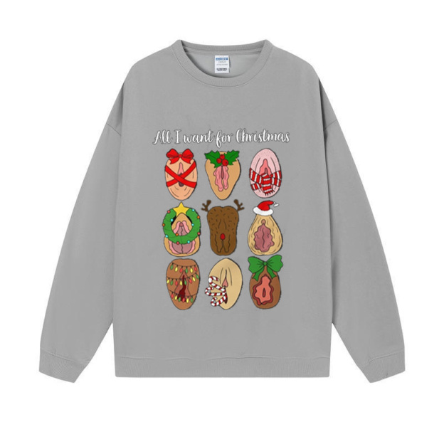 Interesting graffiti crew neck sweatshirt