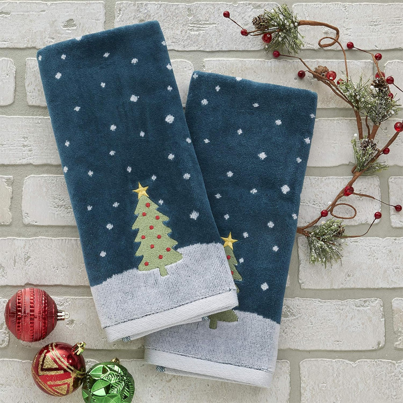 Soft and thick Christmas towel