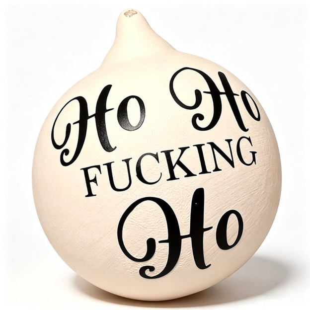 Funny prank Christmas ball decorations