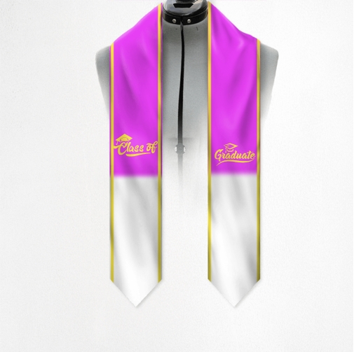 Custom Photo Class of 2024 Stoles Sash For Graduation Day