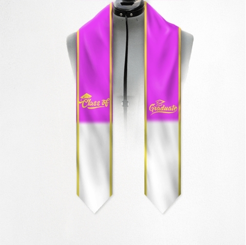 Custom Photo Class of 2024 Stoles Sash For Graduation Day