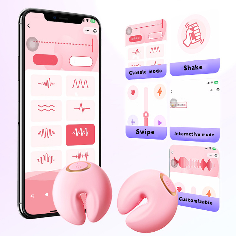 Donut Wireless Nipple Clamp Vibrator