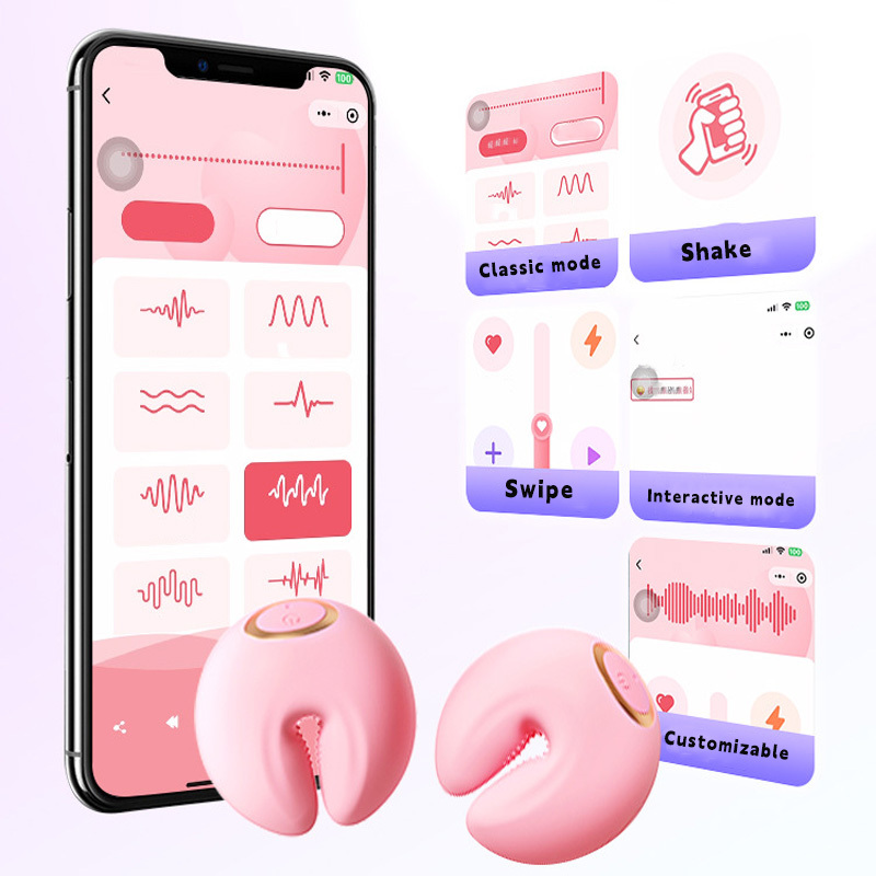 Donut Wireless Nipple Clamp Vibrator
