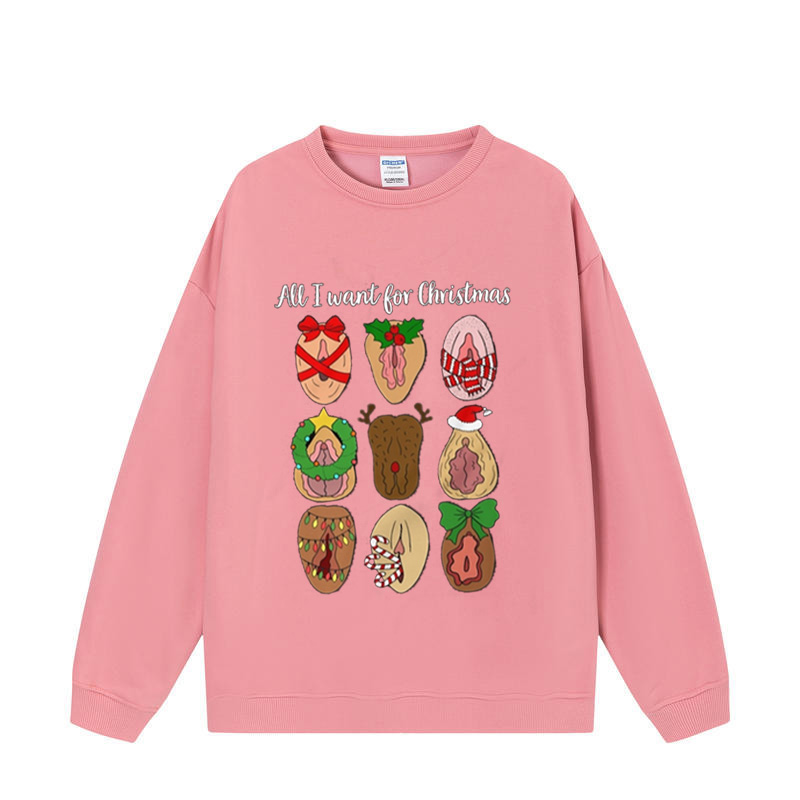 Interesting graffiti crew neck sweatshirt