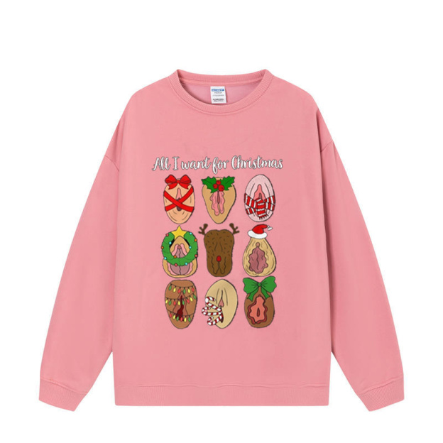 Interesting graffiti crew neck sweatshirt