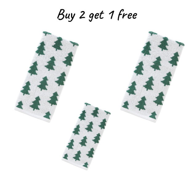 Soft and thick Christmas towel