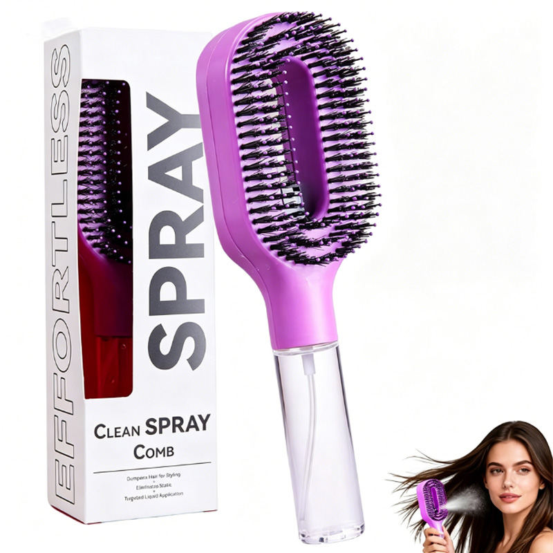 2-in-1 Spray Hairbrush