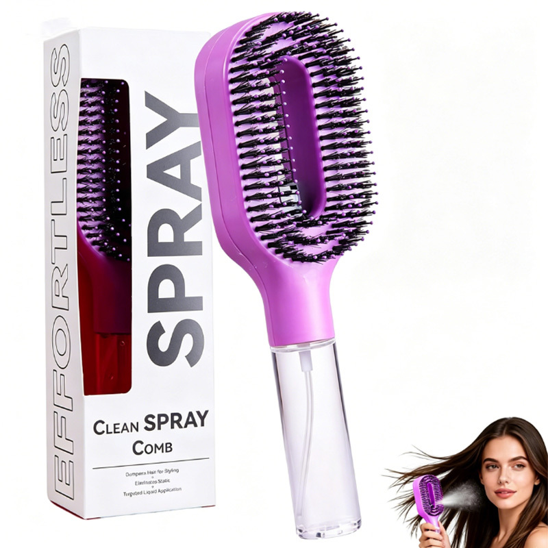 2-in-1 Spray Hairbrush