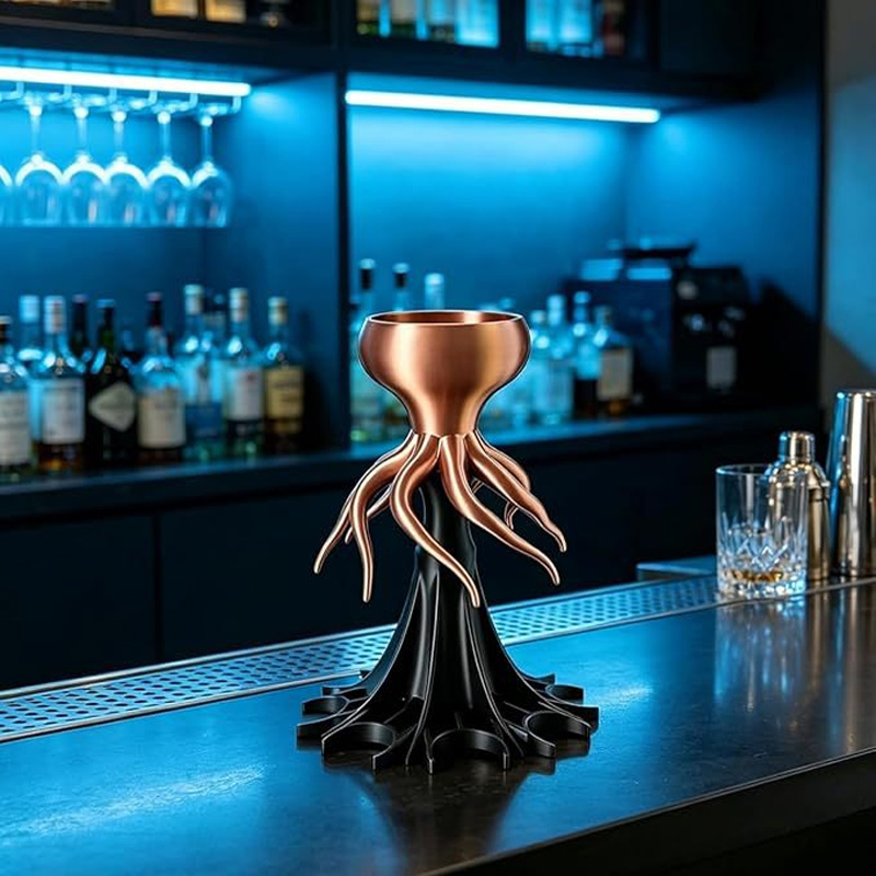 3D Printed Octopus-Shaped Beverage Dispenser
