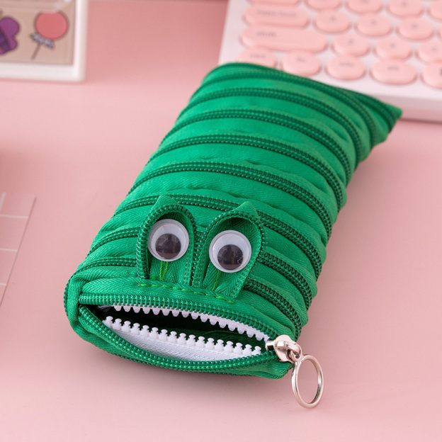 Creative Caterpillar Zipper Pencil Case