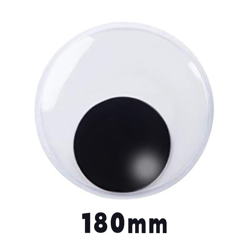 Black and white cartoon adhesive eye stickers