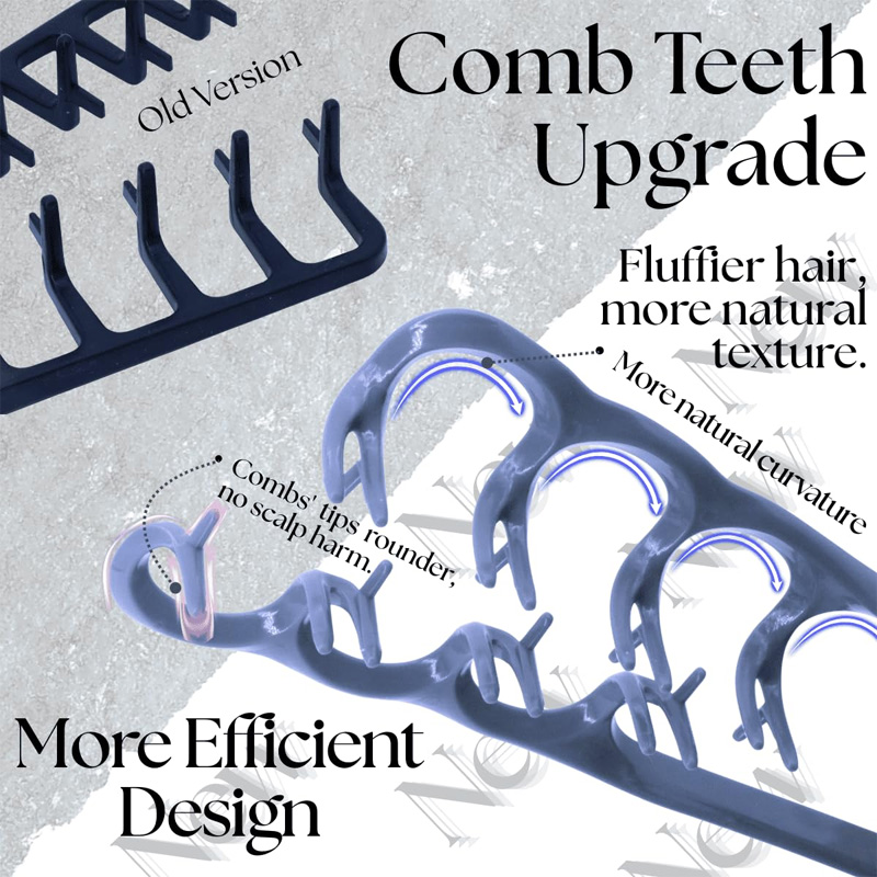 Men's Textured Multi-tooth Volumizing Styling Comb