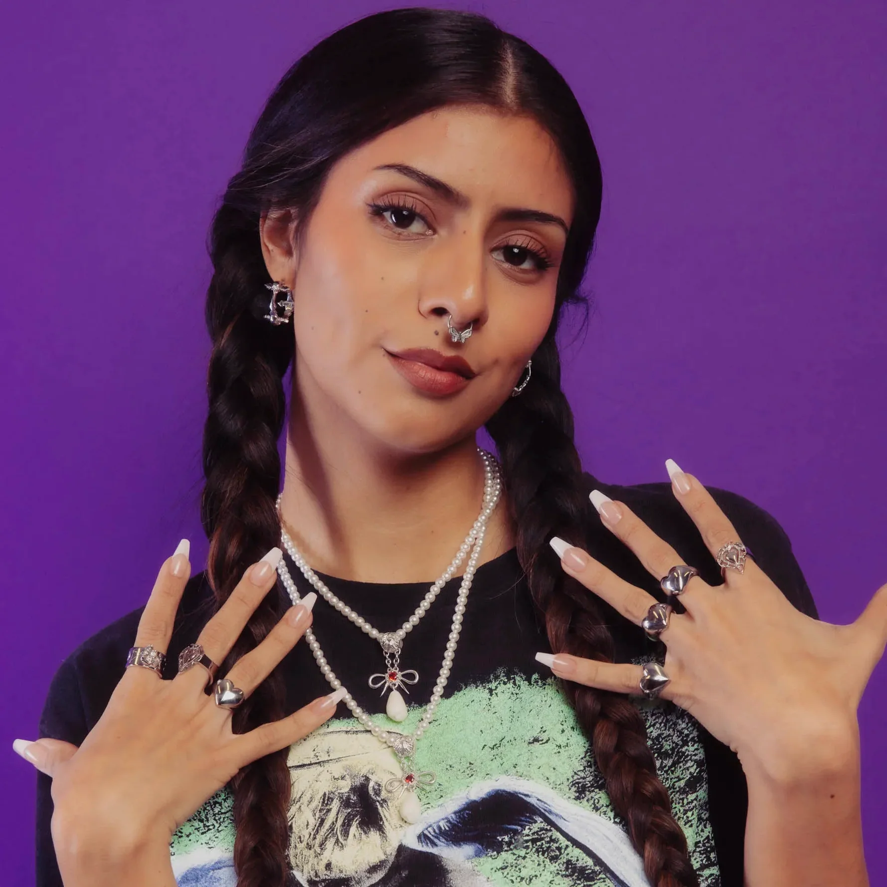 LOCKET HEART RING (ENGRAVABLE)