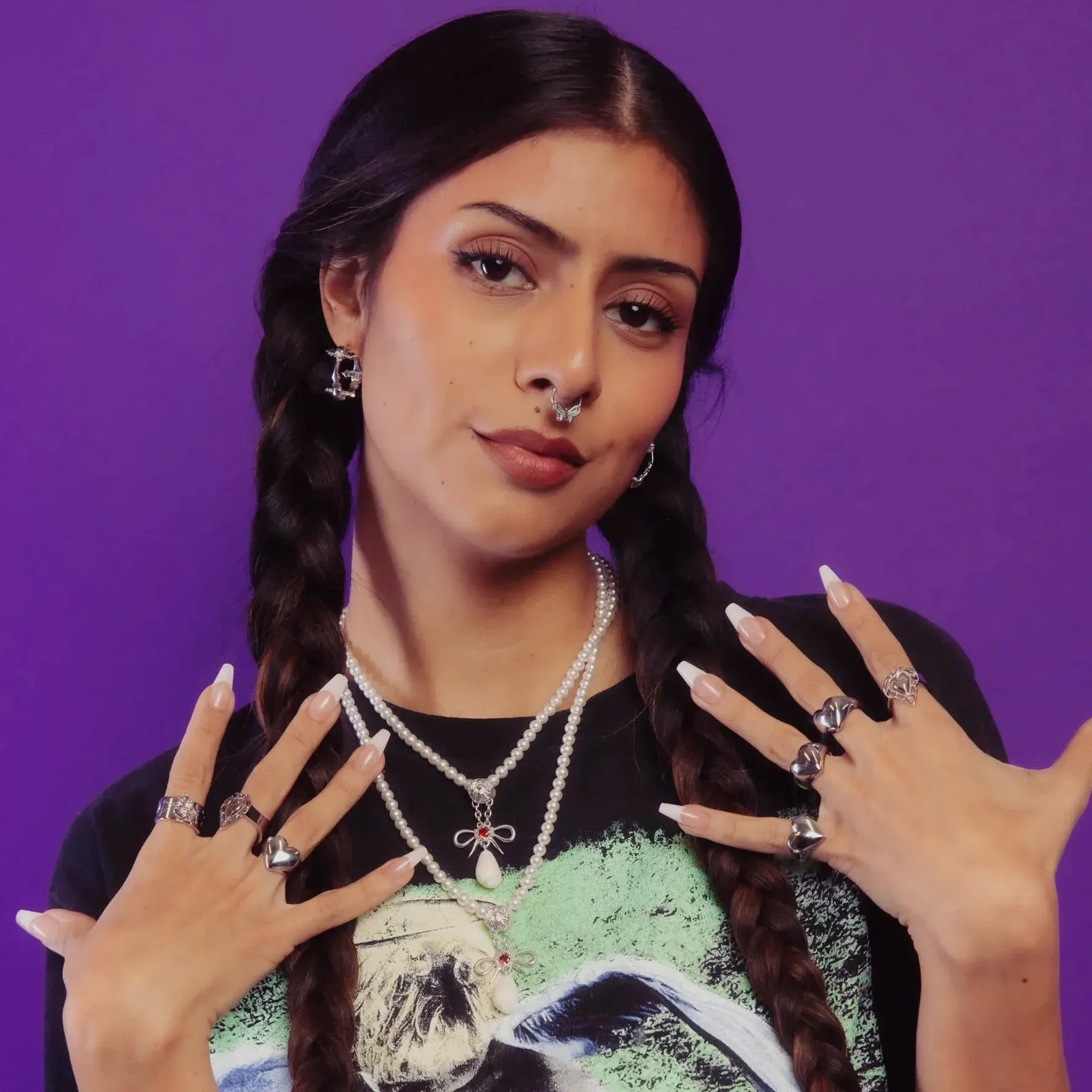 LOCKET HEART RING (ENGRAVABLE)