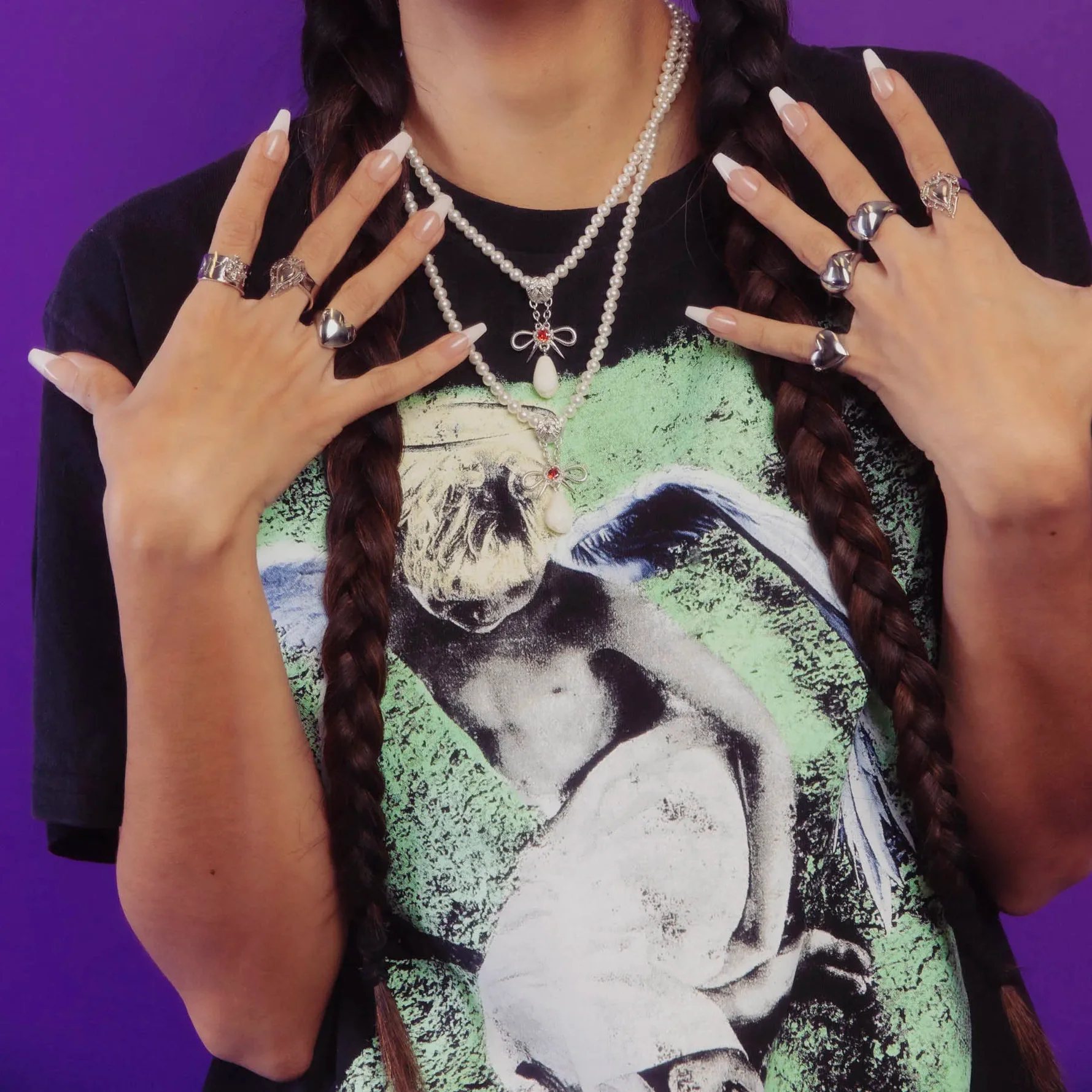 LOCKET HEART RING (ENGRAVABLE)