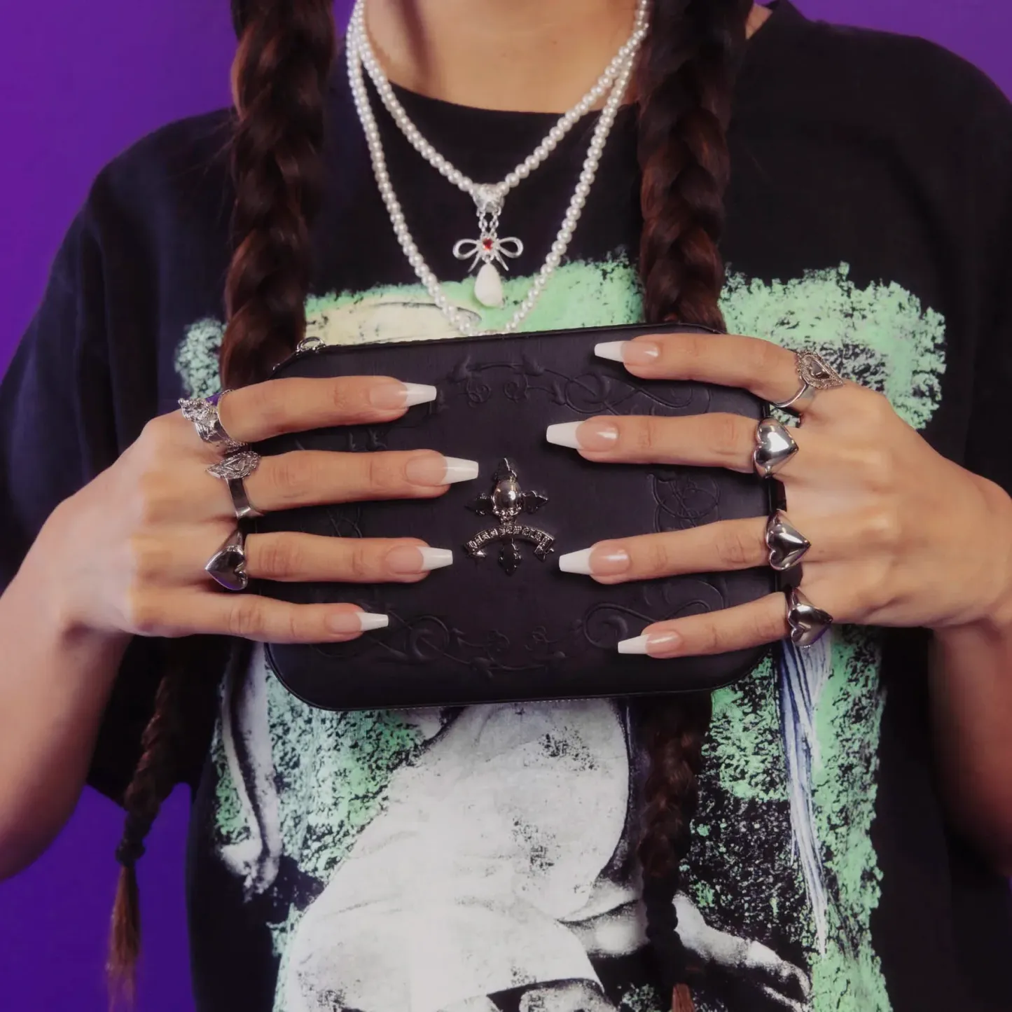 LOCKET HEART RING (ENGRAVABLE)