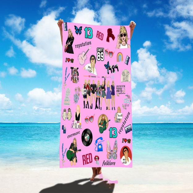 Singer poster bath towel