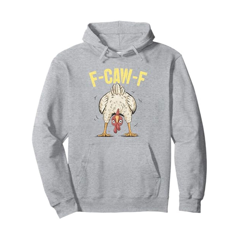 Cotton rooster print sweatshirt