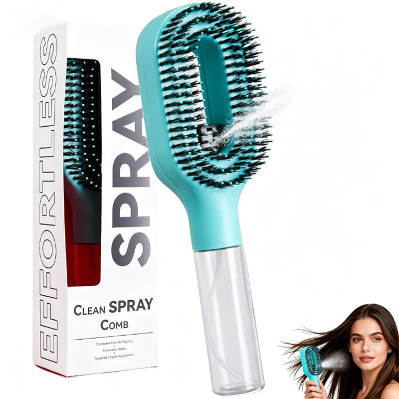 2-in-1 Spray Hairbrush