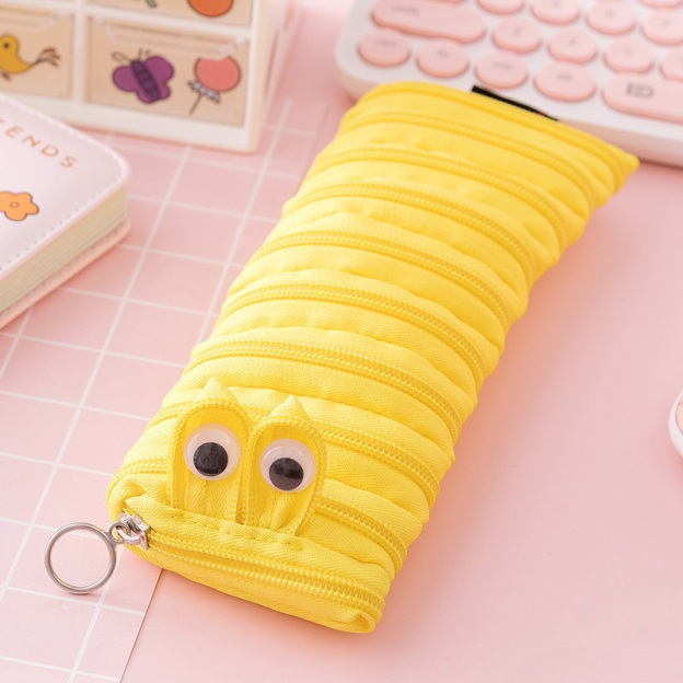 Creative Caterpillar Zipper Pencil Case