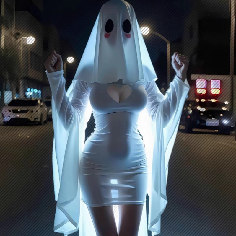 Hollow Halloween Uniform Dress