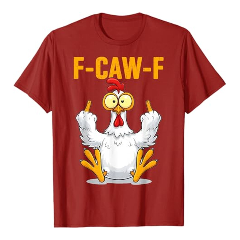 Crew neck combed cotton T-shirt