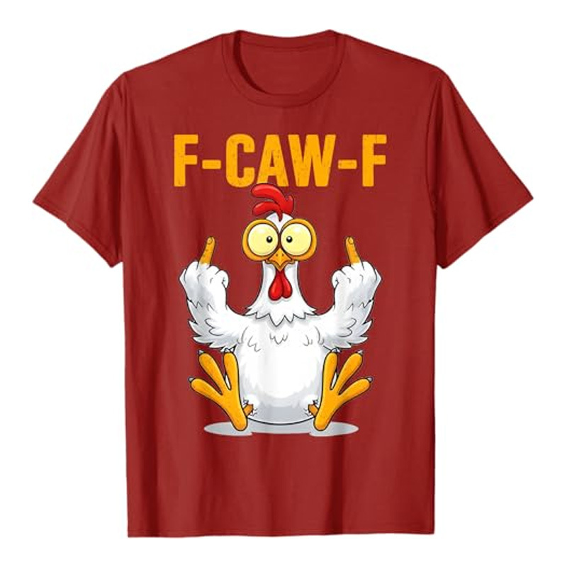 Crew neck combed cotton T-shirt