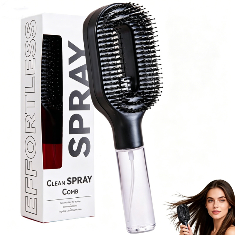 2-in-1 Spray Hairbrush