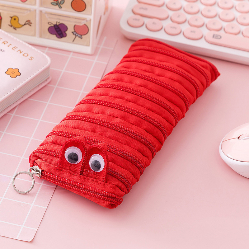 Creative Caterpillar Zipper Pencil Case