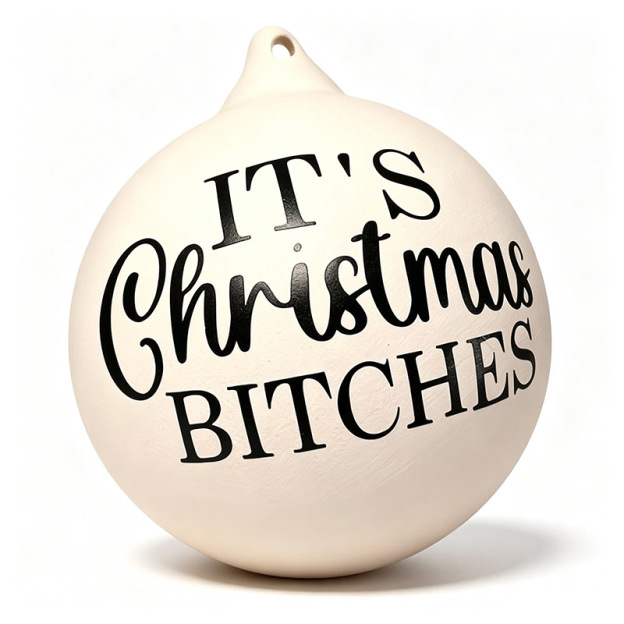 Funny prank Christmas ball decorations