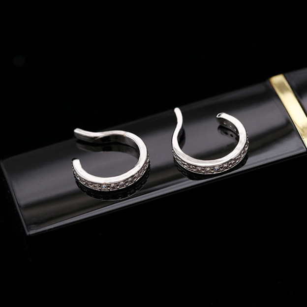 U-Shape Pseudopuncture Zirconia Ear Bone Clip