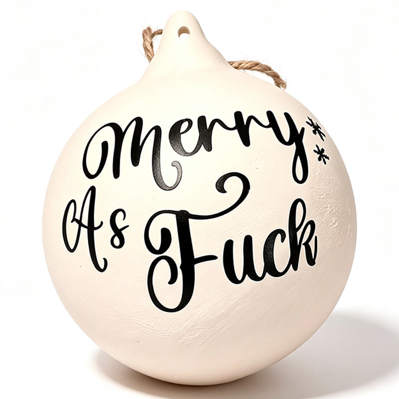 Funny prank Christmas ball decorations