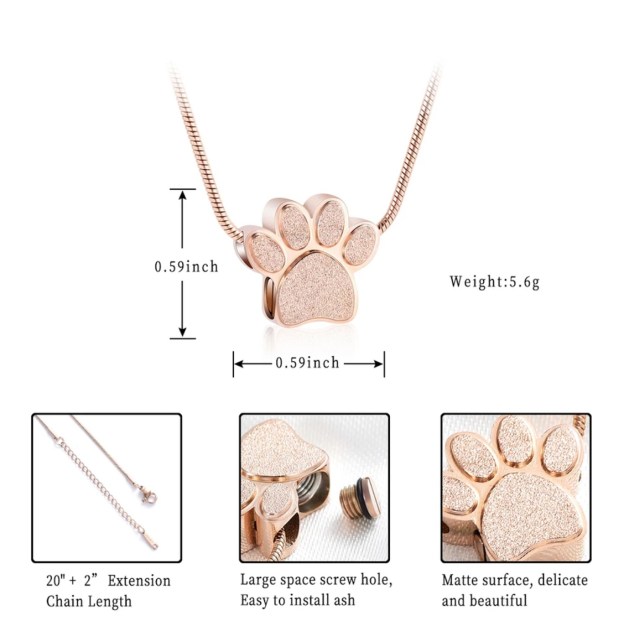 Personalized Pet Urn Necklace