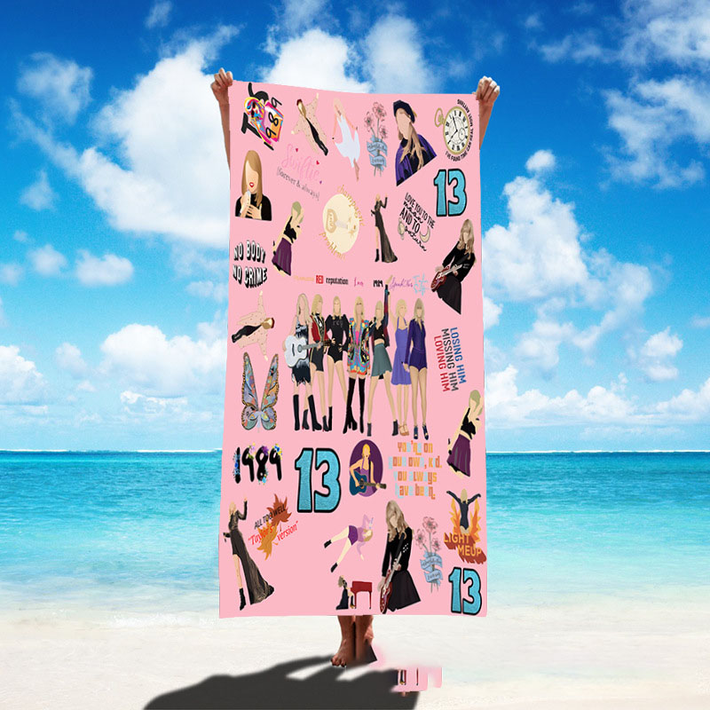 Singer poster bath towel