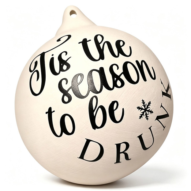 Funny prank Christmas ball decorations