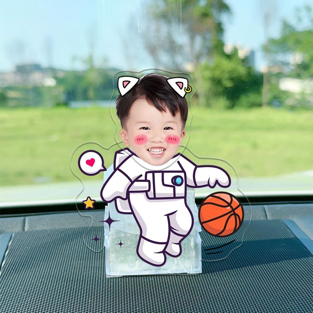 Customized photos of DIY acrylic automatic shaking head ornaments