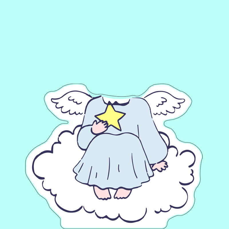 Customized photos of DIY acrylic automatic shaking head ornaments