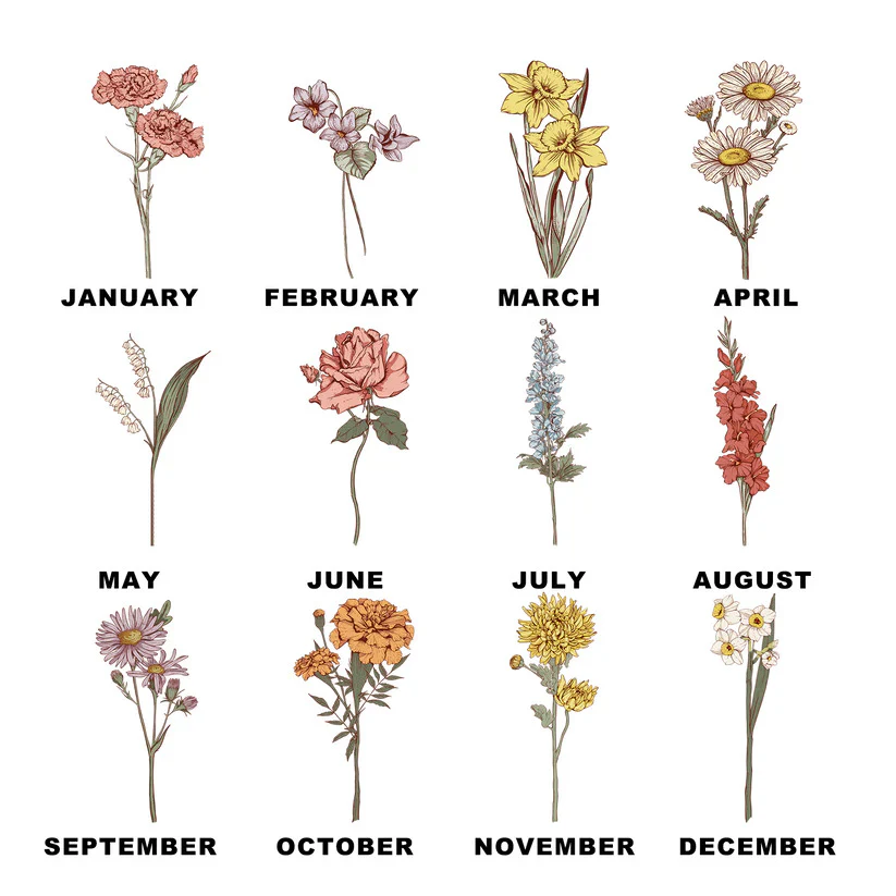 Custom Name Birth Flower Jewelry Travel Case, Vegan Leather Jewelry Organizer Box, Birthday/Mother's Day/Wedding Gift for Mother/Wife/Bridesmaids