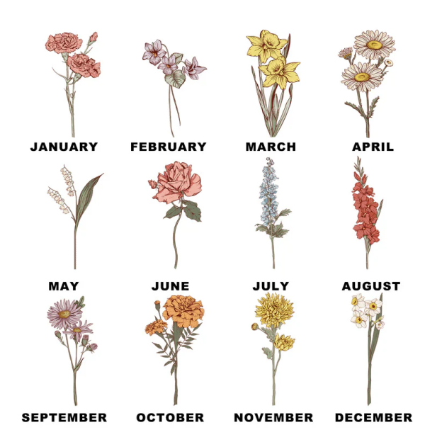 Custom Name Birth Flower Jewelry Travel Case, Vegan Leather Jewelry Organizer Box, Birthday/Mother's Day/Wedding Gift for Mother/Wife/Bridesmaids