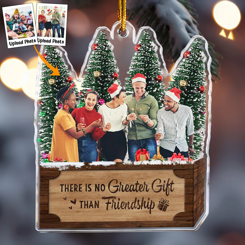 There Is No Greater Gift Than Friendship - Personalized Friends Photo 