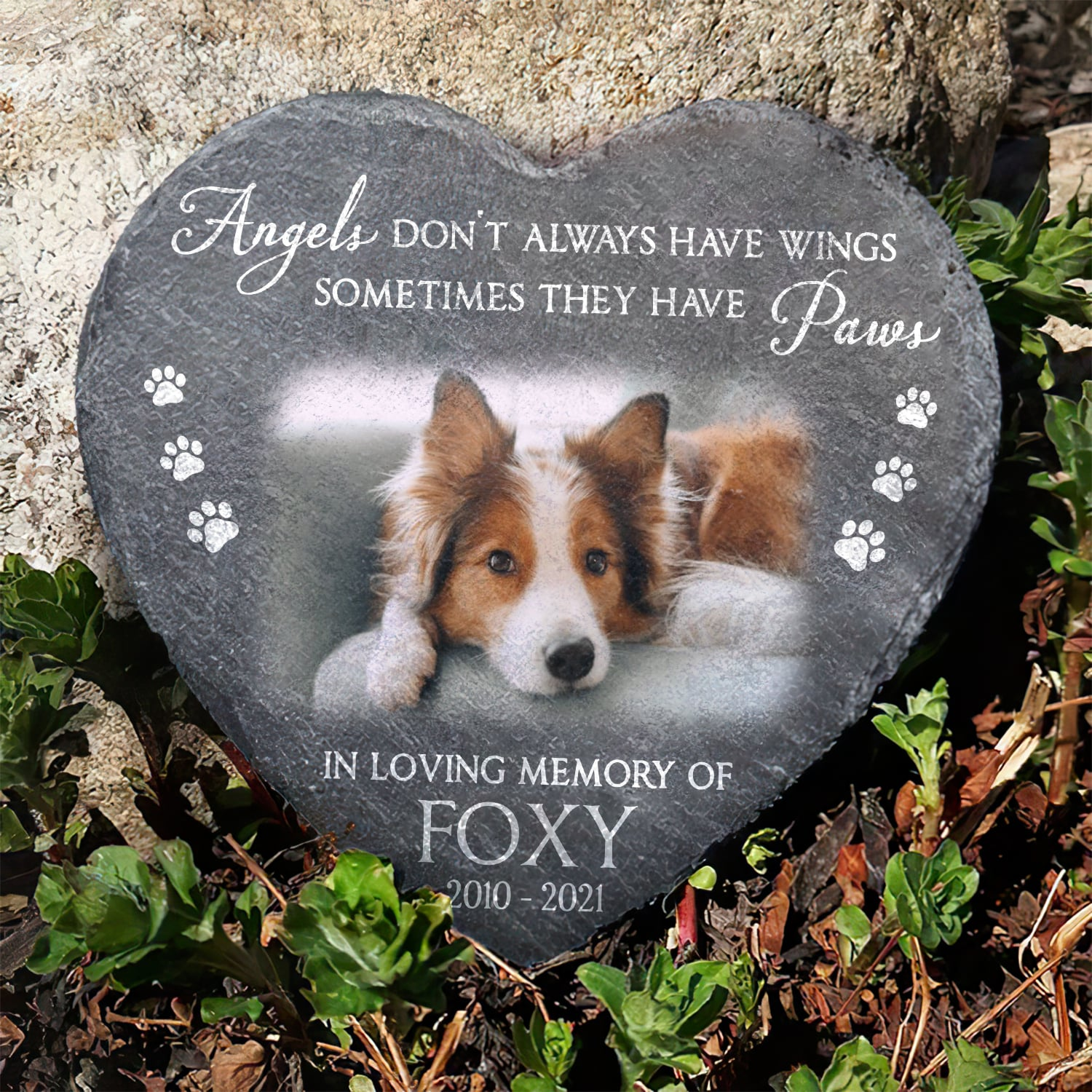 Pet Memorial Stone Personalized Gift For Loss Of Dog