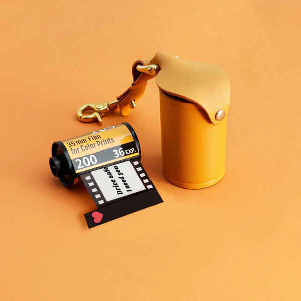 Personalized Photo Film Roll Camera Keychain Gift