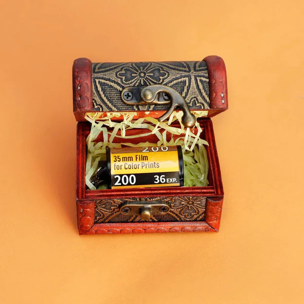 Personalized Photo Film Roll Camera Keychain Gift