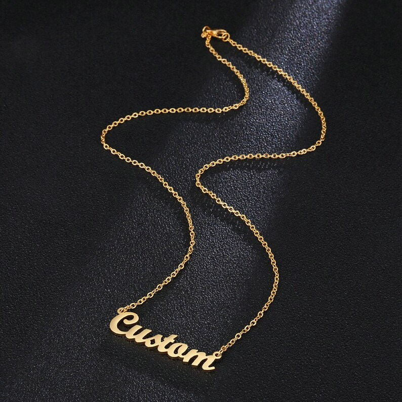 Personalized letter necklace