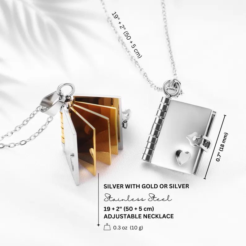 Love Book Locket - Personalized