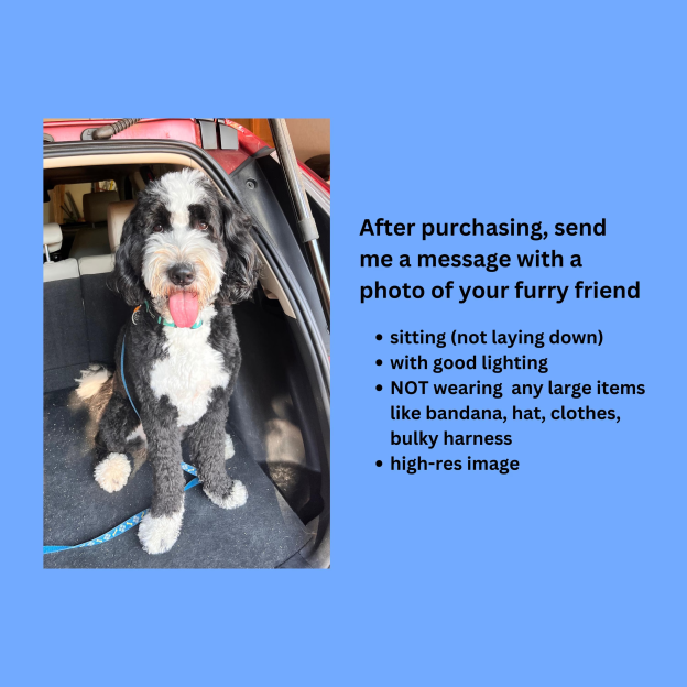 Custom Dog Sweatshirt, Holiday gift for Dog Lovers, Holiday Pet Crewneck, Personalized dog Christmas sweater, Custom Pet Illustration