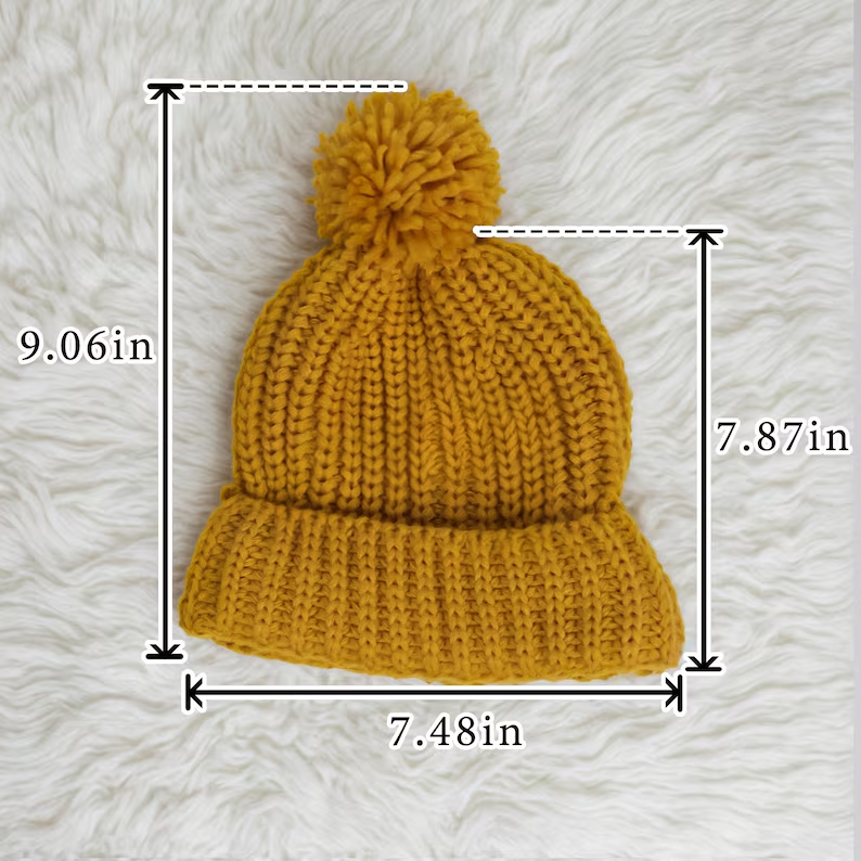 Customized Winter Baby Beanie With Name,Personalize Embroidered Baby Hat With Pom,Knitted Toddler Beanies,Christmas Gift For Baby,Baby Gift