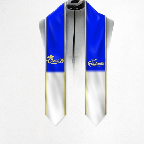 Custom Photo Class of 2024 Stoles Sash For Graduation Day